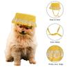 CAPASTEC Pet Bucket Hat for Dogs and Cats - Adjustable with Lace Trim - Yellow view 3