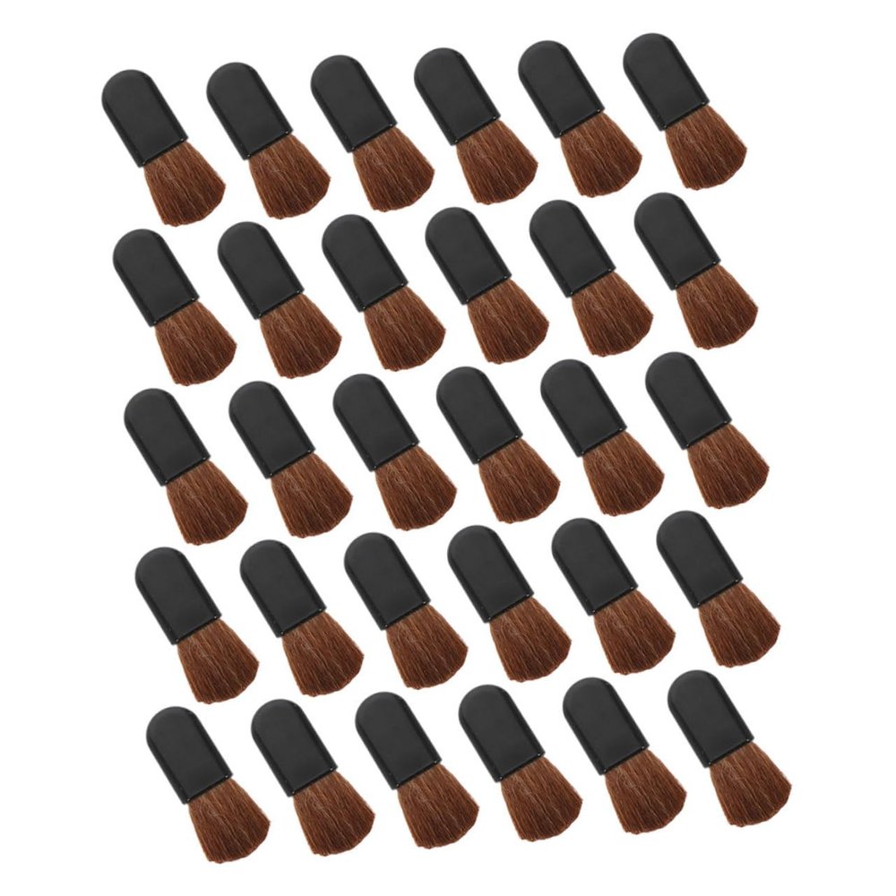 BESTYASH 30-Piece Soft Makeup Brush Set with Black Handles