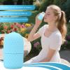 Face Ice Roller, Silicone Facial Mask with Ergonomic Handle view 3