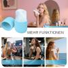 Face Ice Roller, Silicone Facial Mask with Ergonomic Handle view 4