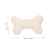 POPETPOP Soft Sheep Fleece Squeaky Chew Toy for Small Dogs view 2