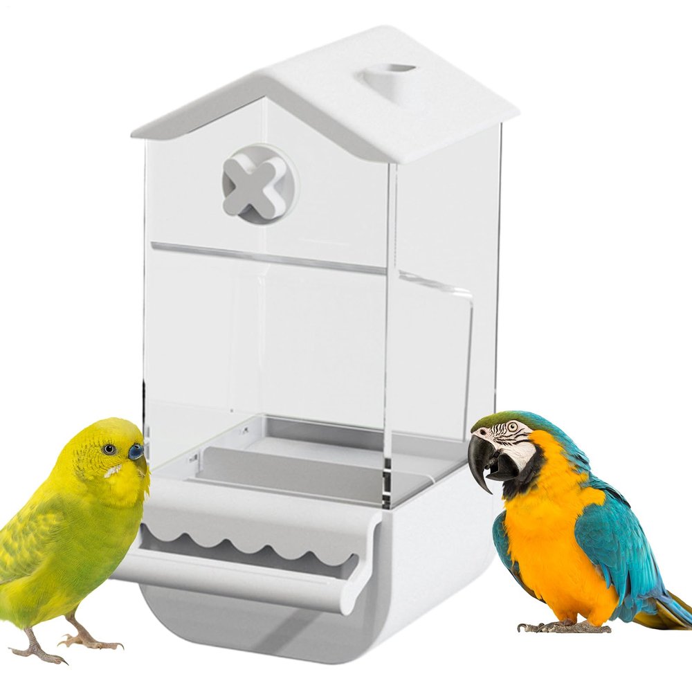 Automatic Bird Feeder for Cages, Removable and Washable