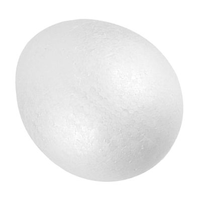 Alipis White Foam Egg, 20 cm, for Painting and Decorating