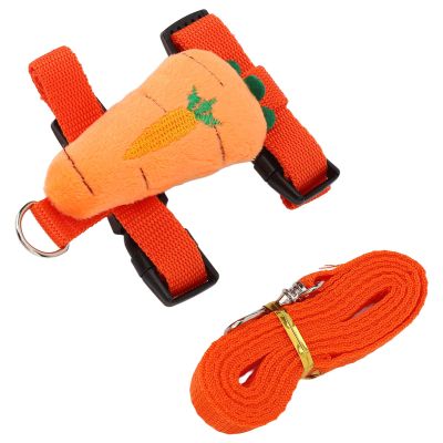 Phefop Rabbit Harness Set with Metal Buckle