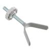 ERINGOGO Safety Gate Pressure Mount, Adjustable Tension, Silver Alloy view 1