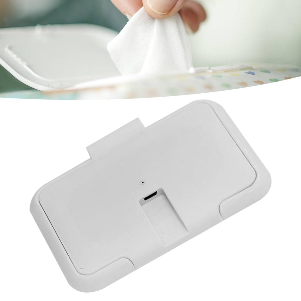 Phefop USB Baby Wipe Warmer, Portable, White