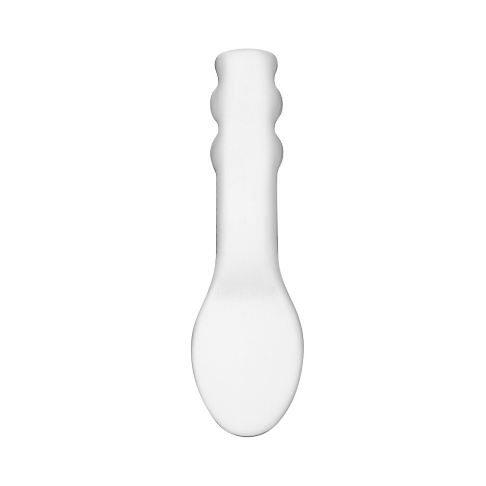 FOYTOKI 304 Stainless Steel Eye Cream Spoon with Compact Portable Handle for Application and Massage, Practical Makeup Accessory for Travel