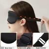 YSDYY 2 Faux-Silk Eye Masks and 1 Pair of Earplugs, Adjustable Sleep Masks, Soft Light-Blocking Eye Masks, Sound-Isolating Earplugs view 3