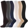 YXADGML Compression Socks, 2 Pairs, for Varicose Veins, Golf, Rugby, Running, Hiking, Sports, Fatigue, Driving, Travel and Flying, Women's and Men's (Gray, XXL) view 3