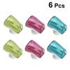 VALICLUD Wall-Mounted Toothbrush Caps with Suction Cups, 6-Pack, Plastic view 2