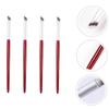 FOYTOKI 4-Piece Nail Art Brushes, Red Fiber view 2