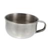 VALICLUD Stainless Steel Shaving Bowl for Men with Handle, Silver view 4