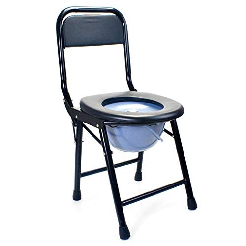 Heavy-Duty Steel 3-in-1 Shower and Bedside Commode Chair