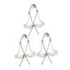 GALPADA 3-Piece Cage Food Holder for Parrots and Small Birds view 1