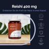 Vitaler's Reishi 400 mg - 60 Vegan Capsules, 2-Month Supplement, Preservative-Free, Pure Formula view 3