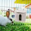 Rabbit Hay Feeder - Adjustable Hay Bag, Durable Food Dispenser view 2