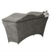 HKYBCF Curved Massage Table Mattress Topper, Black view 4