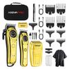 HIENA PRO Barber Set 3-in-1 for Men, Hair Clipper, Beard Trimmer and Foil Shaver with LED Display view 1
