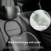 FALMDCQ Car Neck Pillow, Ergonomic Memory Foam Headrest, A-Black, Compatible with Skoda Yeti, Karoq and Kamiq view 2