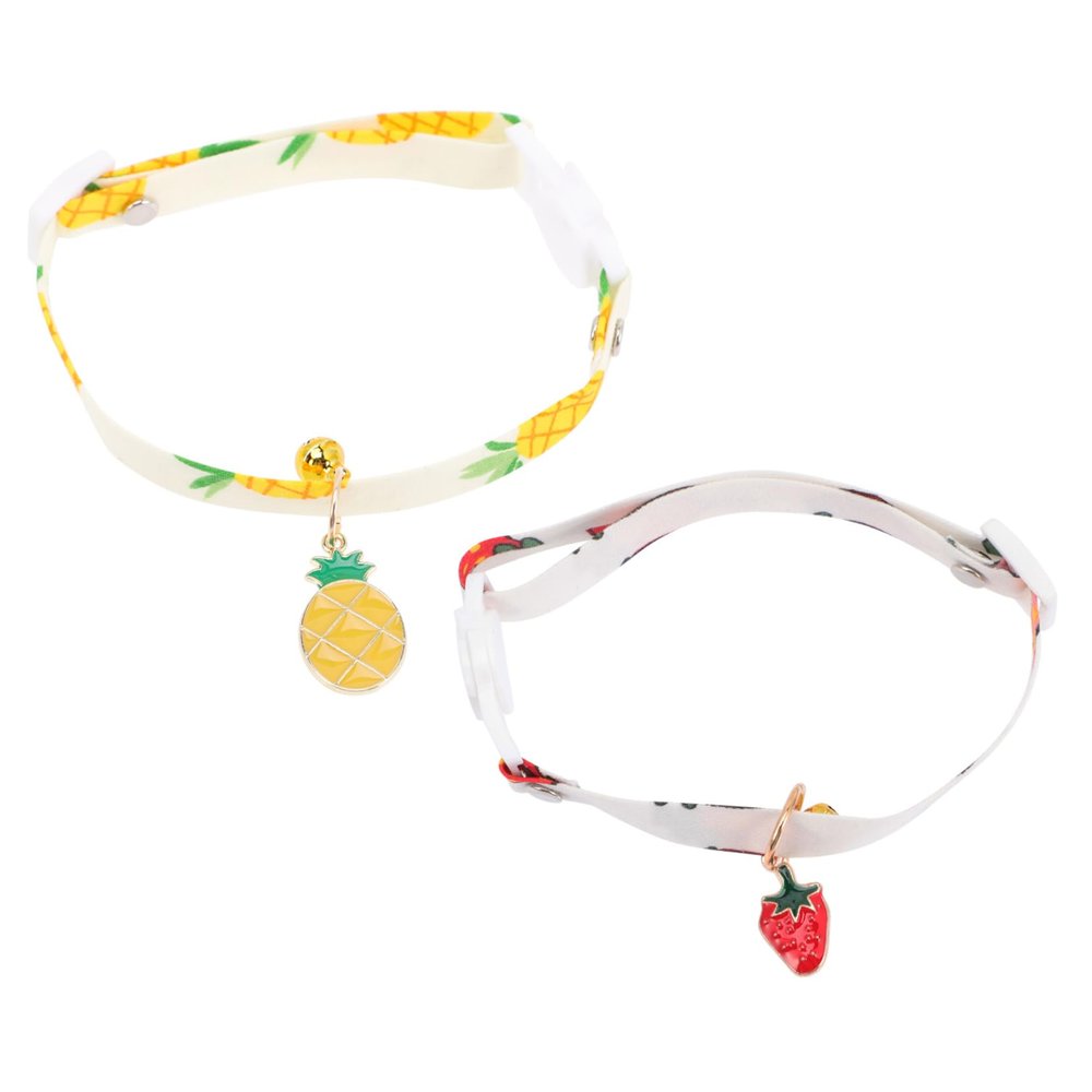 FUTUREORYY Adjustable Cat Collar with Bell - 2 Pack