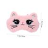 YOSADIER 3-Pack Plush Sleep Masks for Kids with Satin, Cotton, Elastic Band and Cartoon Designs view 2