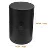 Portable Black PU Makeup Brush Case with Lid view 2