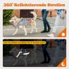 Dog Harness with Wings in Black & Gray view 4