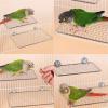 YUPEIUKLI Stainless Steel Bird Perch Stand for Parrots and Birds view 2