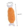 VANZACK Plush Dog Chew Toy, Chicken Leg Shape, Squeaky Interactive Toy for Puppies and Small Dogs view 2