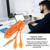 Rrlihjgu Earplug Headphones for Work with Clips, 100 dB view 2