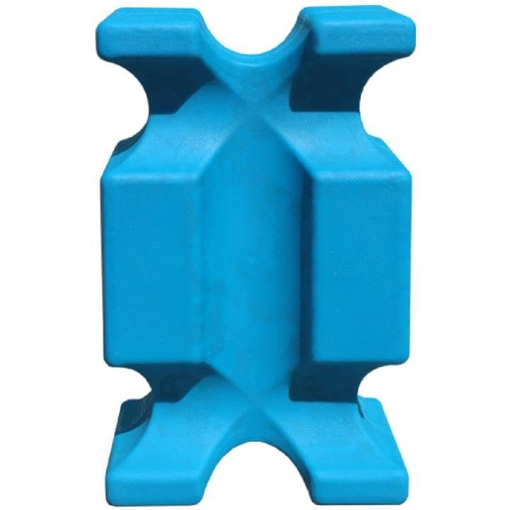 Brama West Maxi Cavaletti Block for Horses 61 x 38 x 22 cm - Jumping Block (Light Blue)
