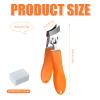 Vartegas Angled Nail Clipper with Protective Cover view 2