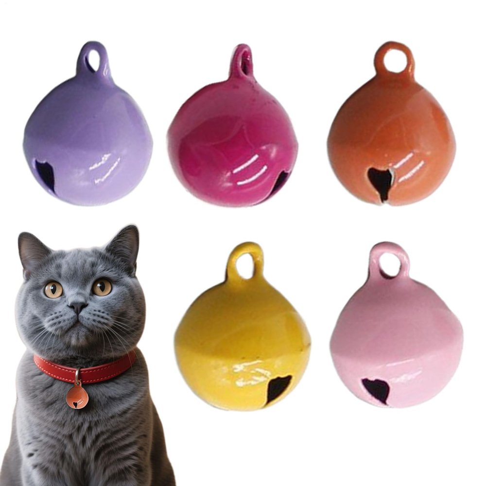 Generic Pet Bells for Collars - 5 Pack Colorful Dog Bells