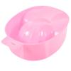 Single-Layer Rectangular Plastic Nail Care Bowl, Red view 1