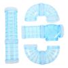 Milisten Hamster Cage Tunnel Set - Blue view 1