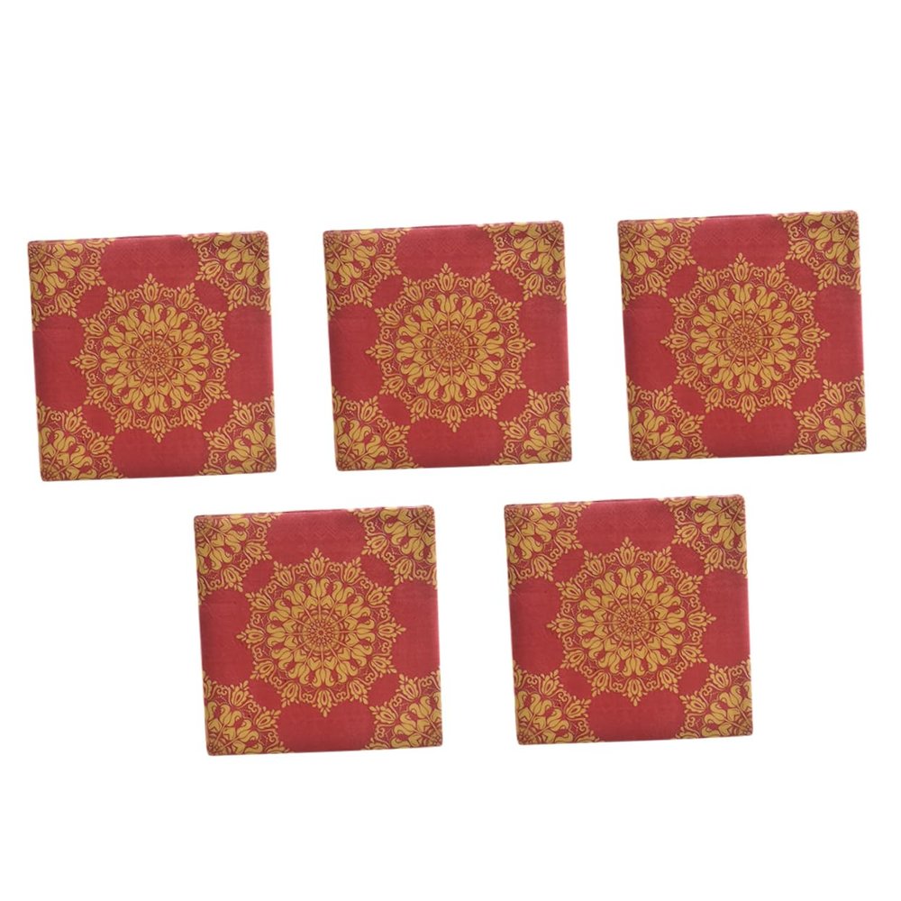 Printed Banquet Napkins, 100 Count, 2-Ply Paper