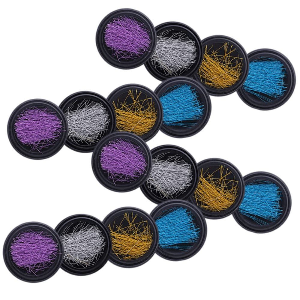 16 Boxes of Nail Art Metal Wire