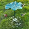 Outdoor Bird Bath with Integrated Feeder view 2