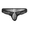 Flirty Real Latex Lingerie Bodysuit with Sheer Floral Lace view 1