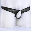 Flirty Real Latex Lingerie Bodysuit with Sheer Floral Lace view 2