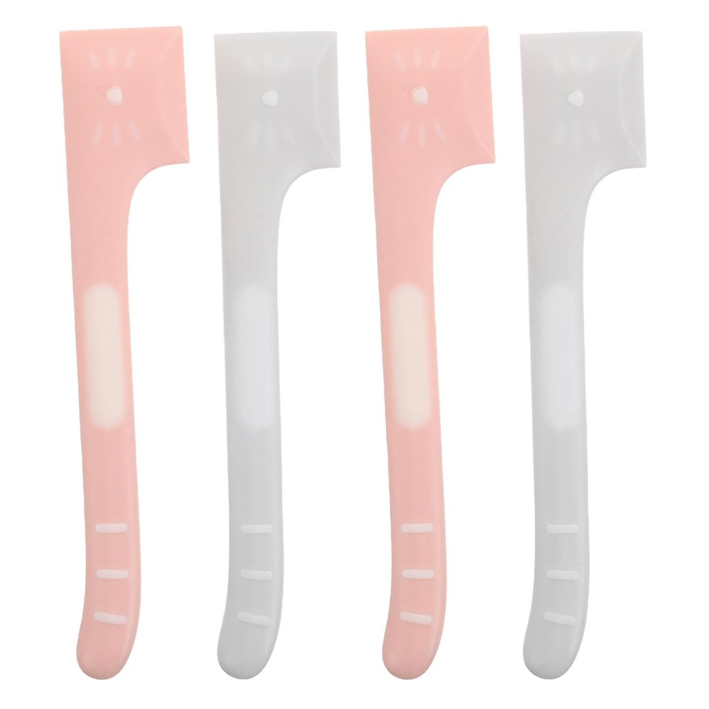 Kisangel Wet Cat Food Spoons, 4-Piece Plastic Set