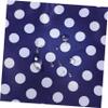 VALICLUD Women's Double-Layer EVA Shower Cap, Adjustable, Polka Dot, Blue view 3