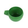 VICASKY Round Bird Feeder and Water Bowl, 20-Piece Plastic Set, Green view 1