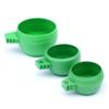 VICASKY Round Bird Feeder and Water Bowl, 20-Piece Plastic Set, Green view 4