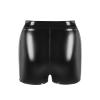 Generic Lingerie Men's Shaping Shorts in High-Gloss PVC Leather for Women with Flat Corners, Lingerie Thong (Black, L) view 3