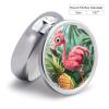 Pineapple Flamingo Pill Box, 3 Compartments view 2