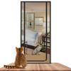 ZUYINBULUO Reinforced Mesh Door, 80 × 210 cm, Black, 100 × 200 cm view 1