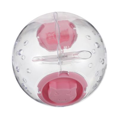 Hamster Exercise Ball for Small Animals, Quiet, Pink Plastic