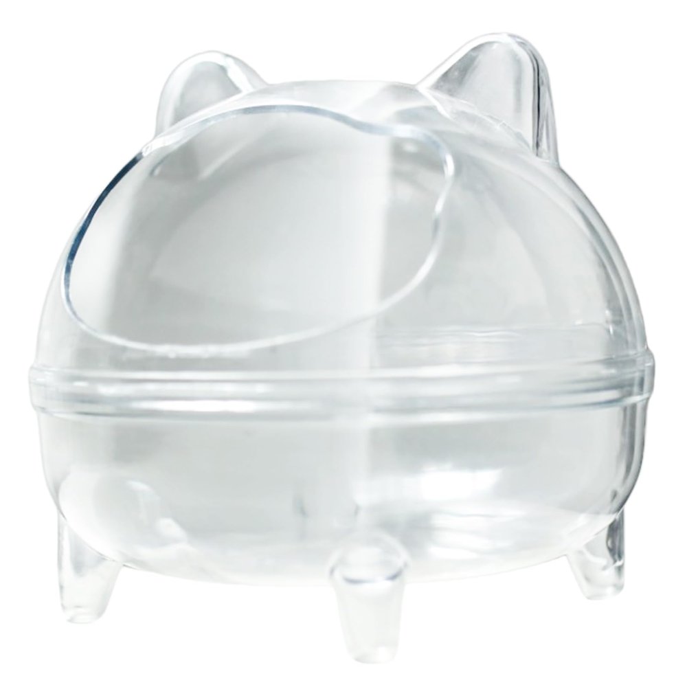 Transparent Hamster Sand Bath Container