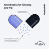 Vitaler's American Ginseng 500 mg - 60 Vegan Capsules, 2-Month Supply, No Preservatives, Pure Formula view 2